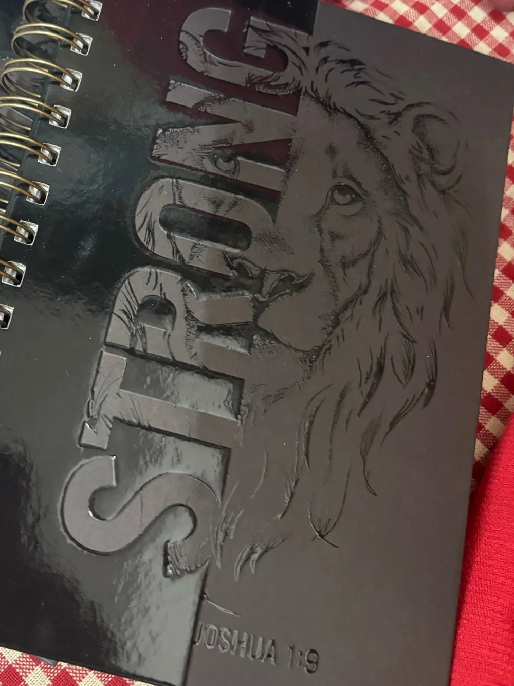 Christian Men’s Journal STRONG  One Spiral Hardcover Notebook - Final Sale